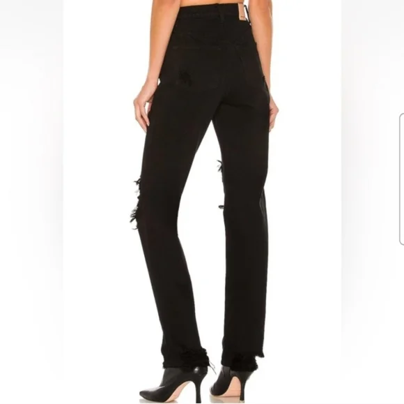 We The Free CRVY Straight Shooter Distressed Jeans - Picture 2 of 10